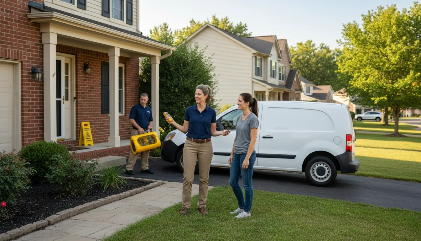 Residential water damage restoration in Drexel Heights, AZ